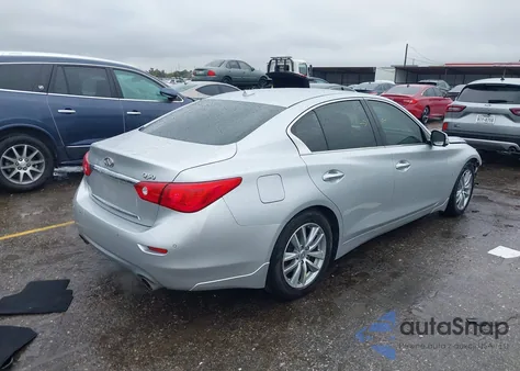 2015 Infiniti Q50 Premium from USA, damaged, VIN JN1BV7AP7FM348381